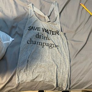 Gray tank top